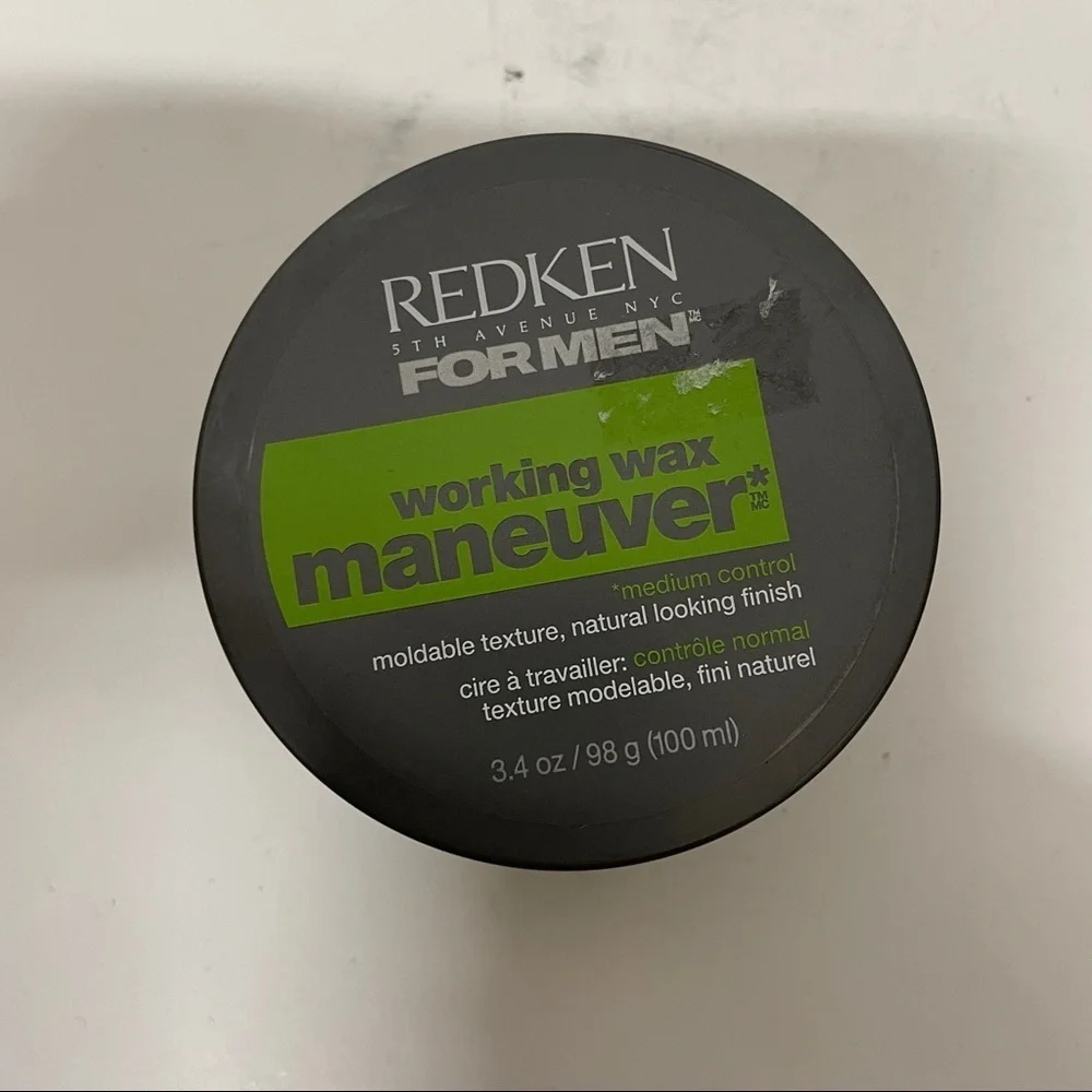 Redken For Men Working Wax Maneuver 3.4 OZ HTF